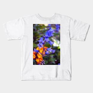 Bluebell Spring Flowers Hyacinthoides Kids T-Shirt